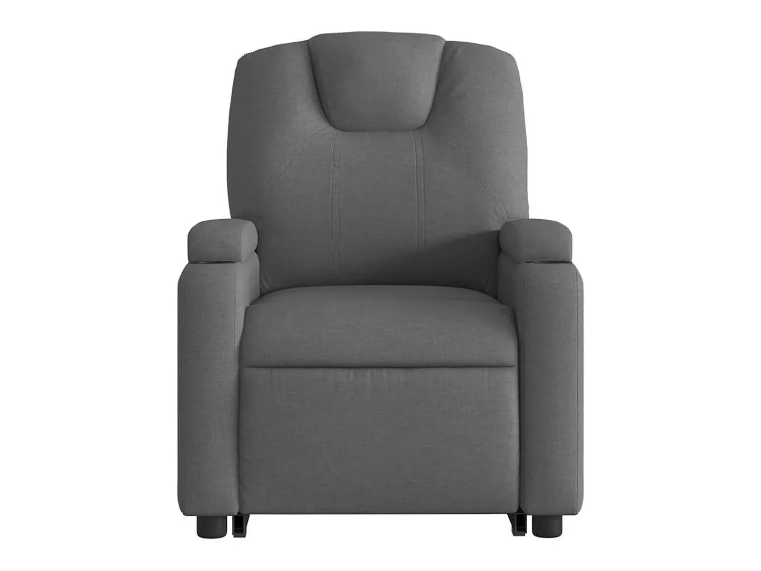 Poltrona| Poltrona elevatória de massagens tecido cinzento-escuro SHL195874 Cinza antracite