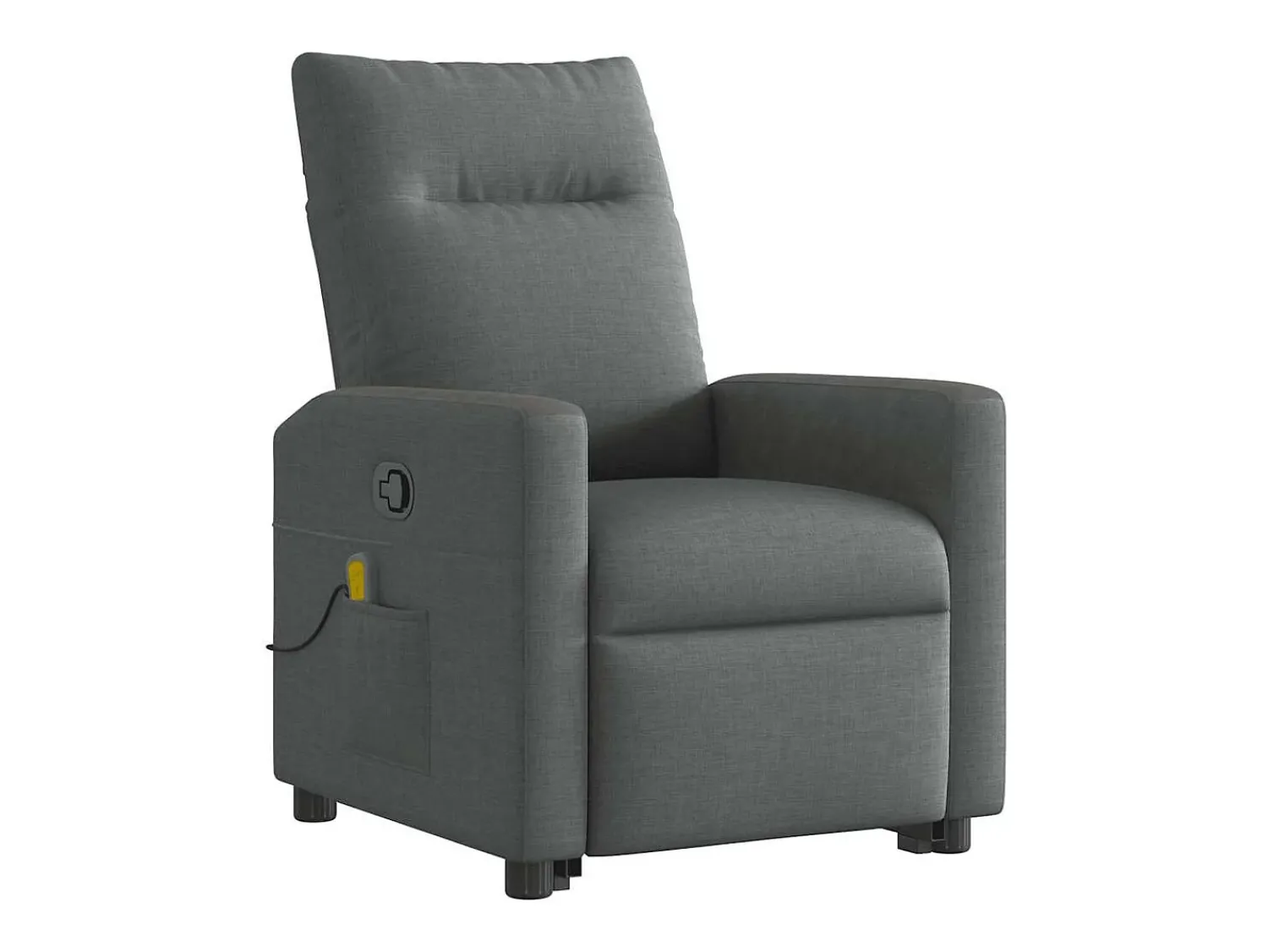 Poltrona| Poltrona elevatória de massagens tecido cinzento-escuro SHL107547 Cinza antracite