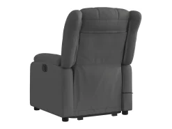 Poltrona| Poltrona elevatória de massagens tecido cinzento-escuro SHL194584 Cinza antracite