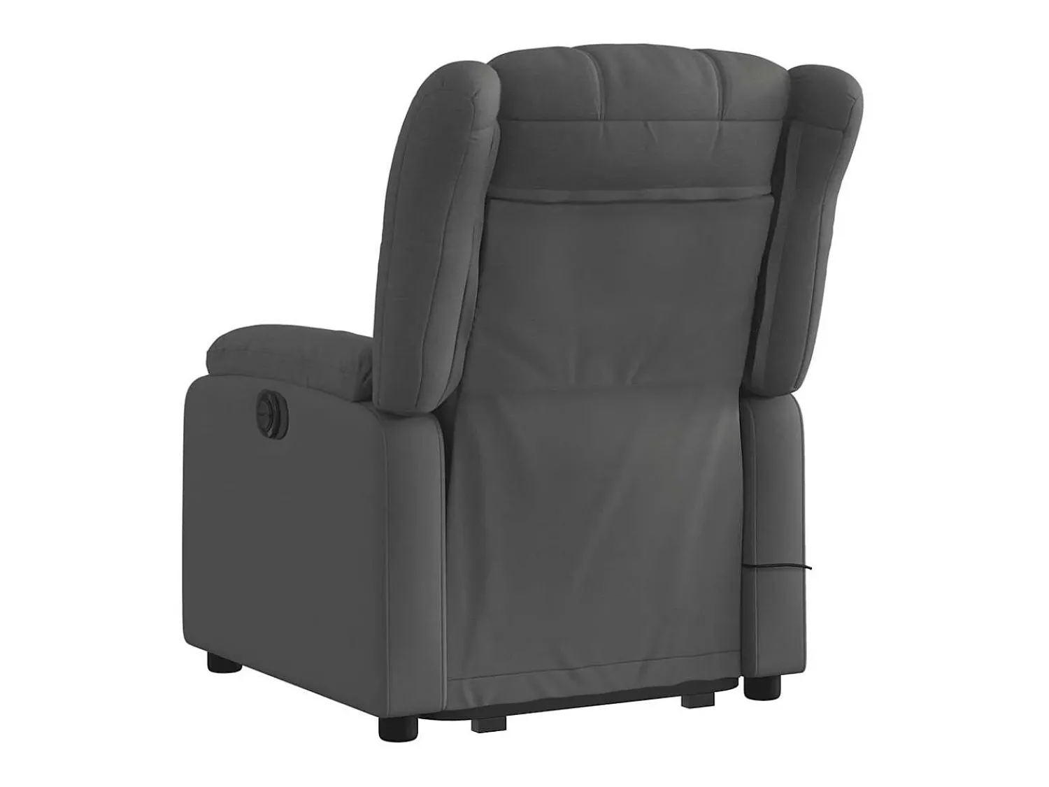 Poltrona| Poltrona elevatória de massagens tecido cinzento-escuro SHL194584 Cinza antracite