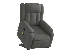 Poltrona| Poltrona elevatória de massagens tecido cinzento-escuro SHL194584 Cinza antracite