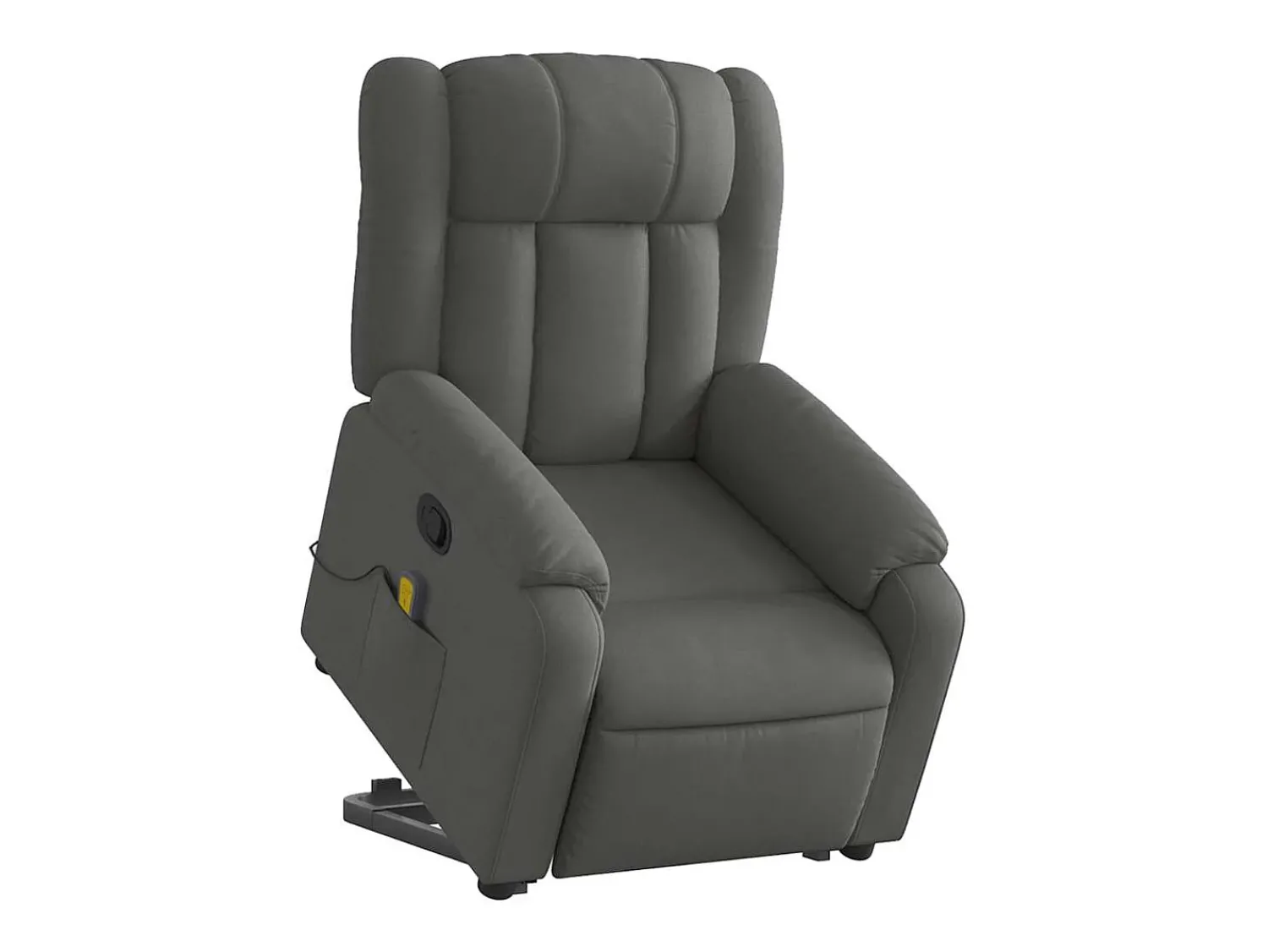 Poltrona| Poltrona elevatória de massagens tecido cinzento-escuro SHL194584 Cinza antracite