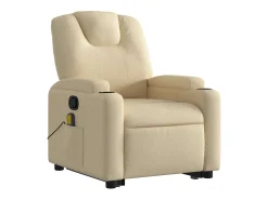 Poltrona* Poltrona elevatória de massagens tecido cor SHL41126 Creme