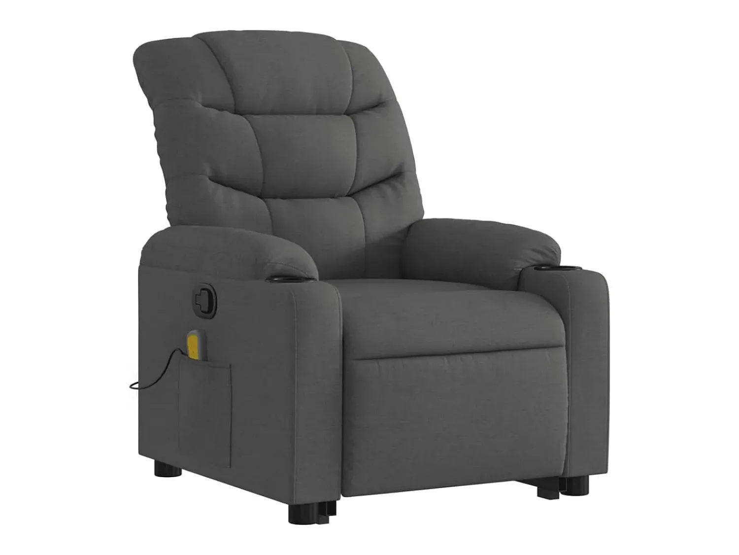 Poltrona elevatória de massagens tecido cinzento-escuro SHL429806^ Poltrona