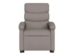 New Poltrona elevatória de massagens tecido cinzento-acastanhado SHL450651 Taupe