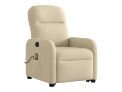 Poltrona* Poltrona elevatória de massagens tecido cor SHL685409 Creme