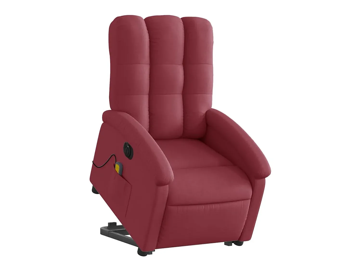 Poltrona| Poltrona elevatória de massagens elétrica tecido tinto SHL390838 Vermelho