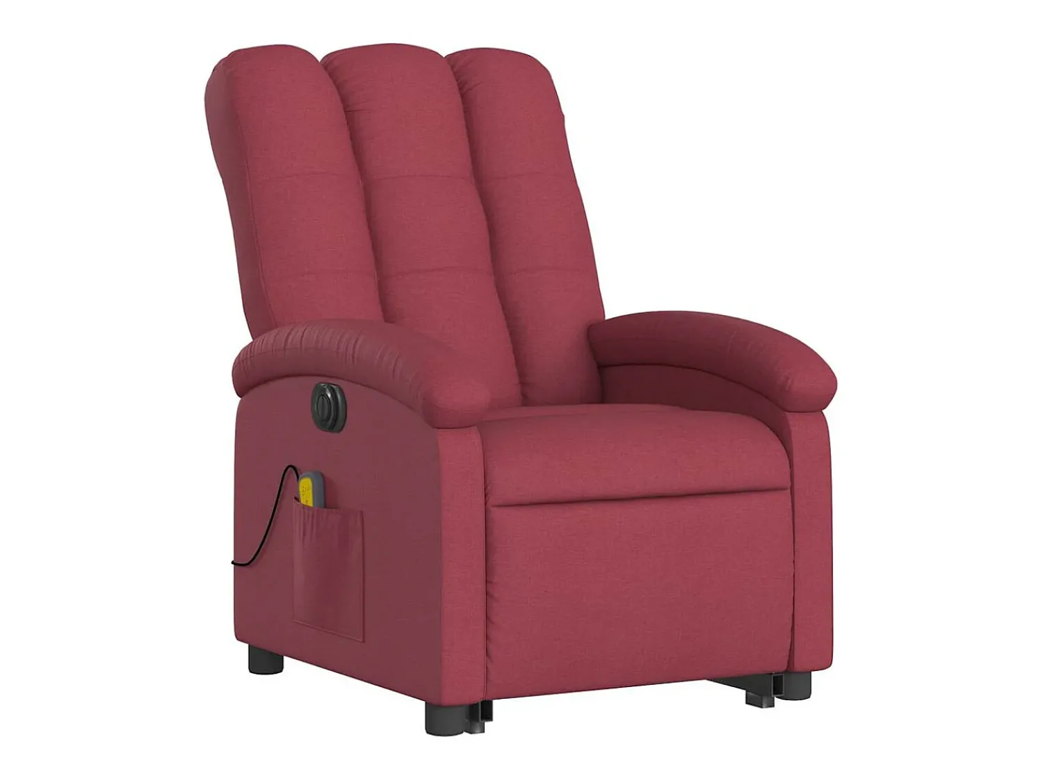 Poltrona| Poltrona elevatória de massagens elétrica tecido tinto SHL390838 Vermelho