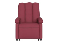Poltrona| Poltrona elevatória de massagens elétrica tecido tinto SHL390838 Vermelho