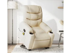 Poltrona| Poltrona elevatória de massagens tecido cor SHL413452 Creme