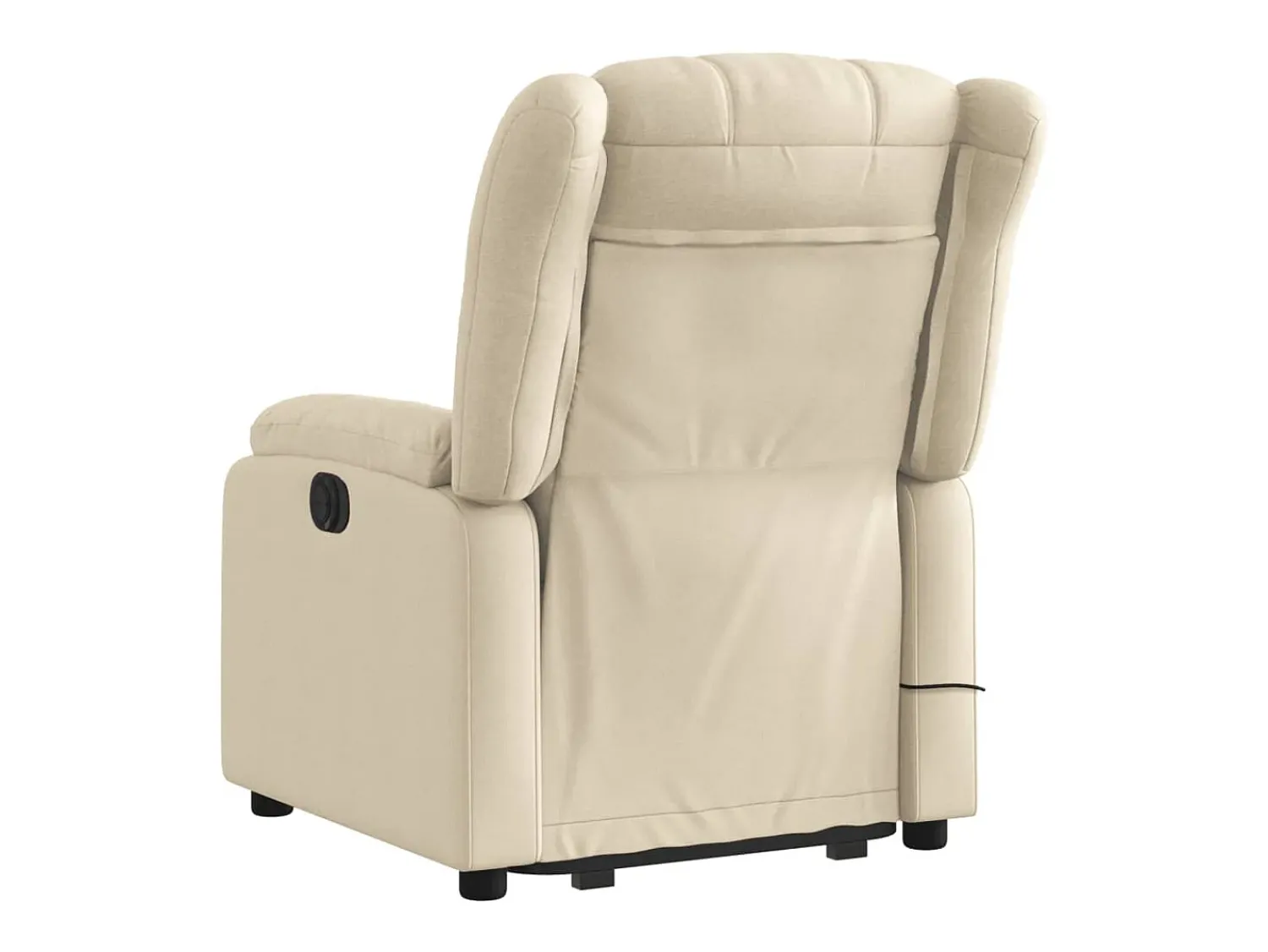 Sale Poltrona elevatória de massagens tecido cor SHL789544 Creme