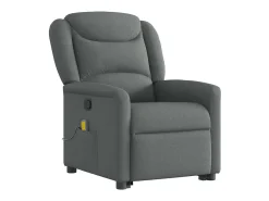Poltrona* Poltrona elevatória de massagens tecido cinzento-escuro SHL20115 Cinza antracite