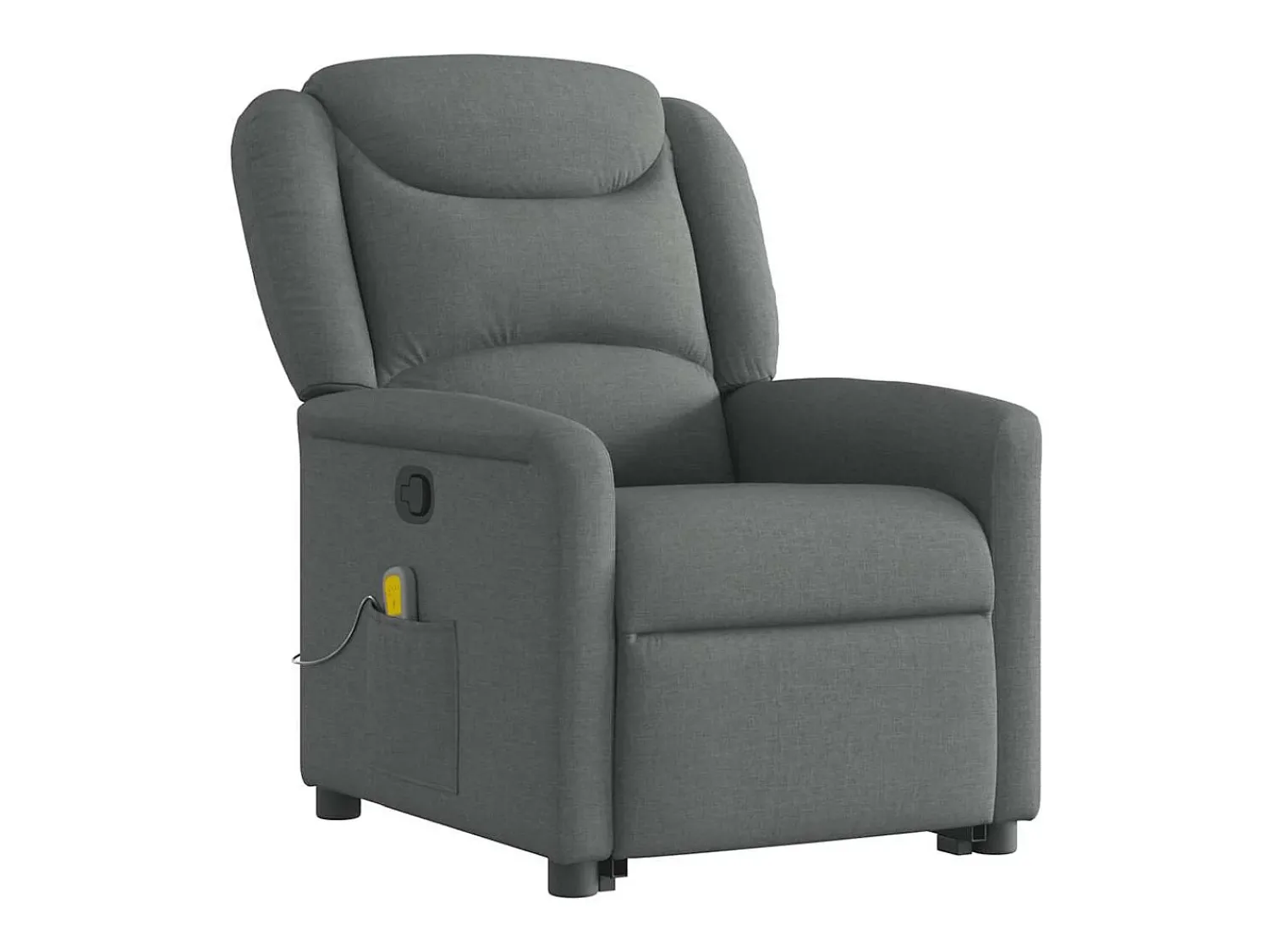 Poltrona* Poltrona elevatória de massagens tecido cinzento-escuro SHL20115 Cinza antracite