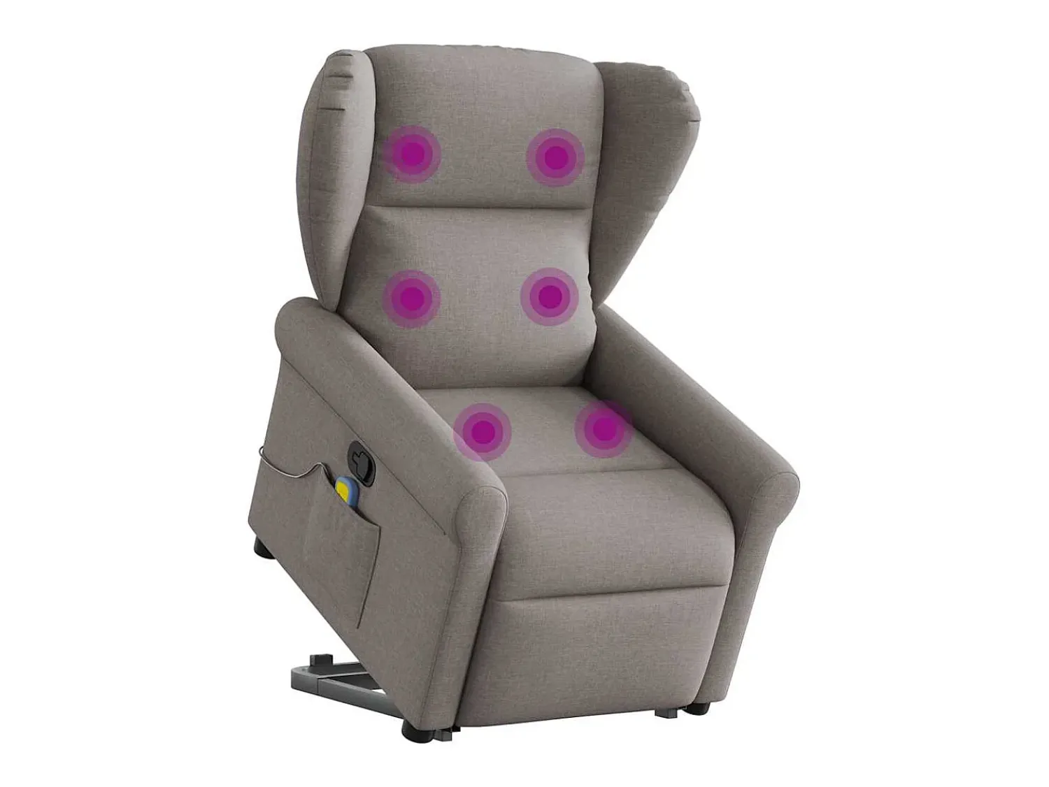 Poltrona* Poltrona elevatória de massagens tecido cinzento-acastanhado SHL467242 Taupe