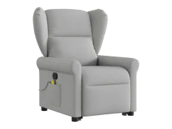 Poltrona* Poltrona elevatória de massagens tecido -nublado SHL526595 Cinzento