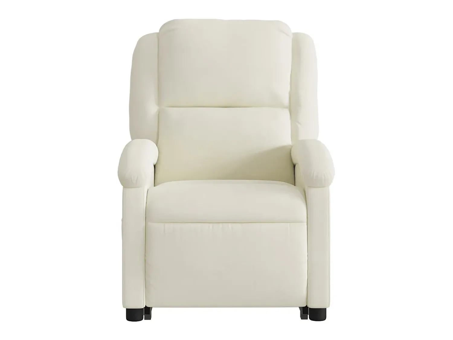 Poltrona| Poltrona elevatória de massagens veludo cor SHL49230 Creme