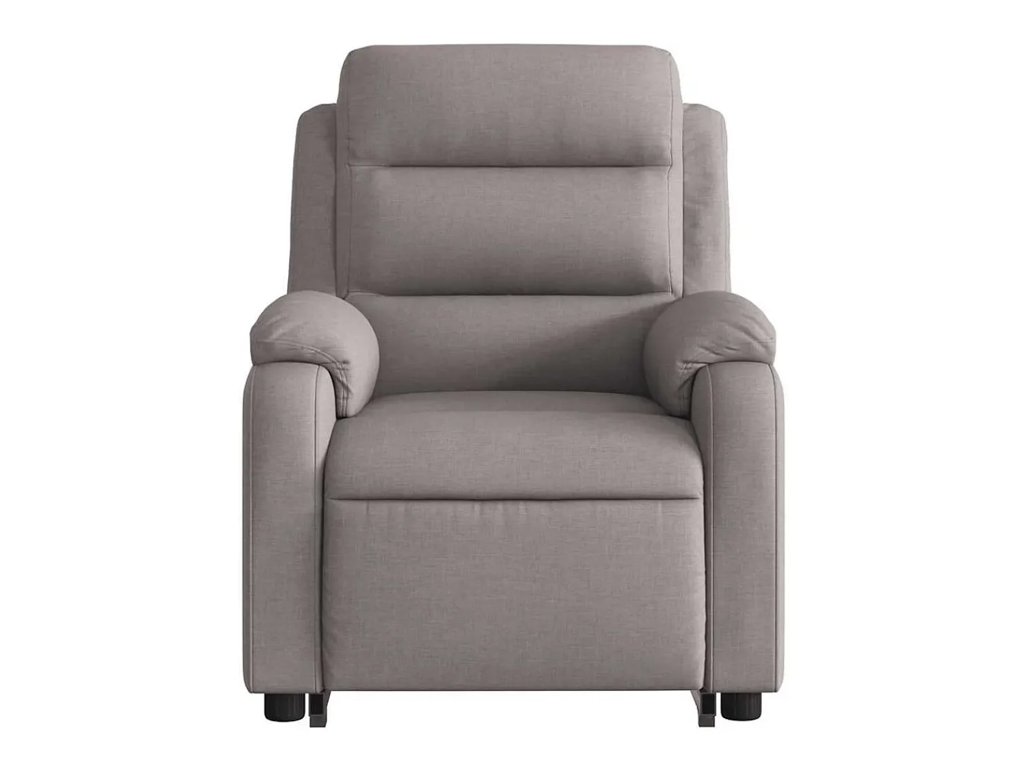 Clearance Poltrona elevatória de massagens tecido cinzento-acastanhado SHL925689 Taupe