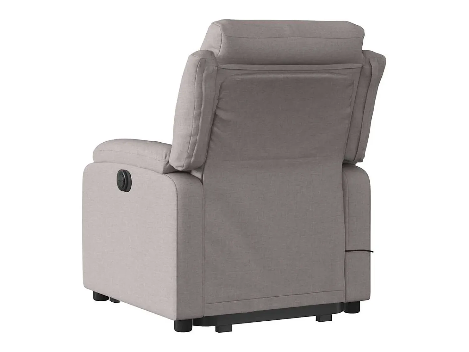 Clearance Poltrona elevatória de massagens tecido cinzento-acastanhado SHL925689 Taupe