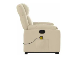 Poltrona| Poltrona elevatória de massagens tecido cor SHL190019 Creme