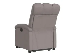 Poltrona elevatória de massagens tecido cinzento-acastanhado SHL816211^ Poltrona