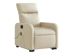 Poltrona* Poltrona elevatória de massagens tecido cor SHL986182 Creme