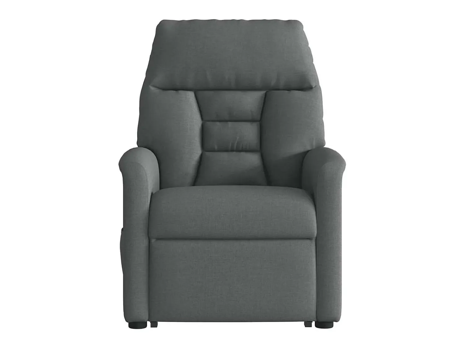 Outlet Poltrona elevatória de massagens tecido cinzento-escuro SHL155133 Cinza antracite