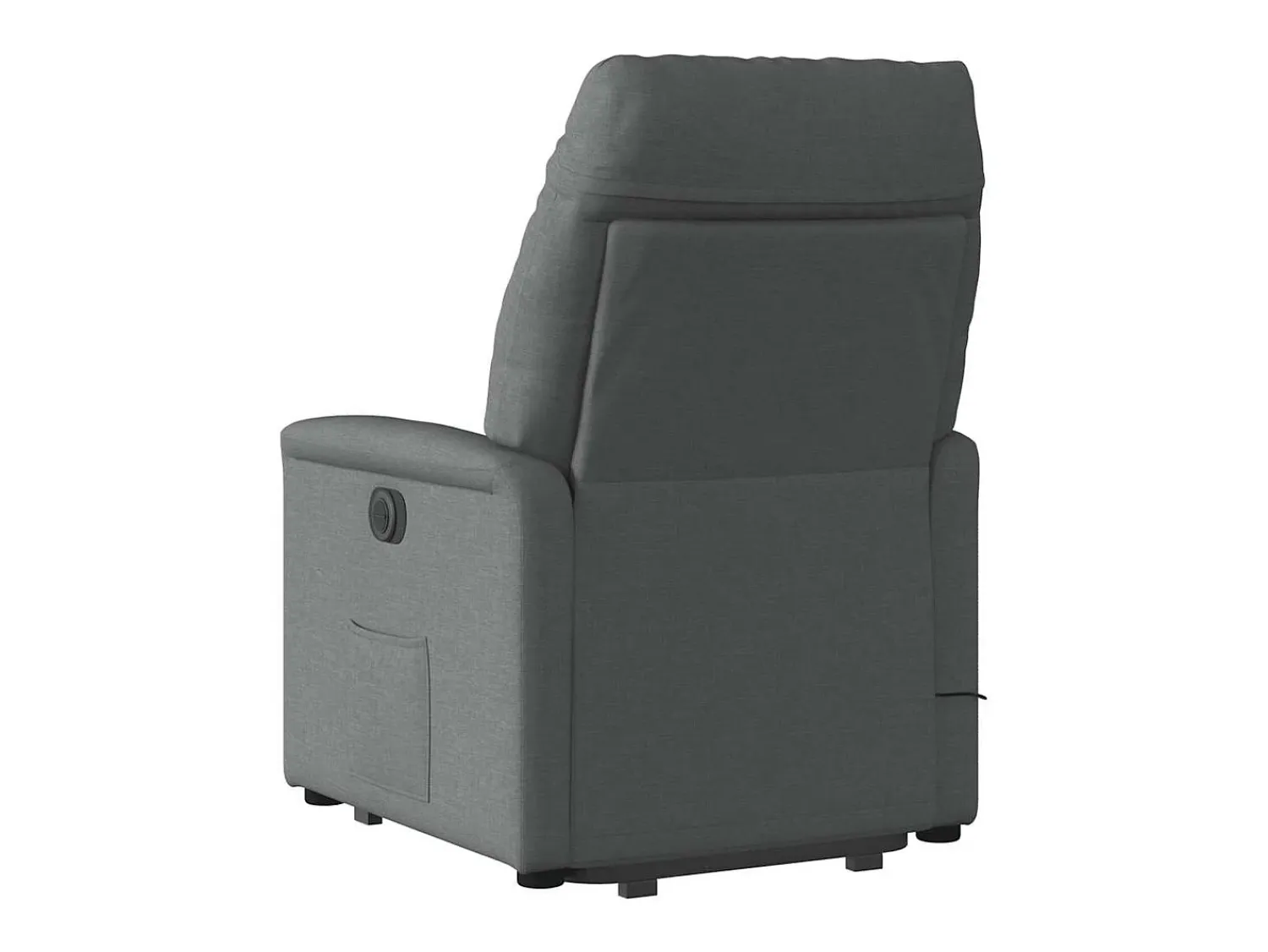 Outlet Poltrona elevatória de massagens tecido cinzento-escuro SHL155133 Cinza antracite