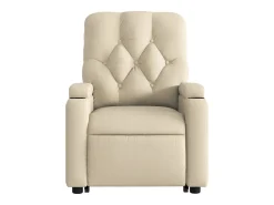 Discount Poltrona elevatória de massagens tecido cor SHL20592 Creme
