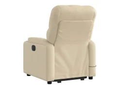 Discount Poltrona elevatória de massagens tecido cor SHL20592 Creme