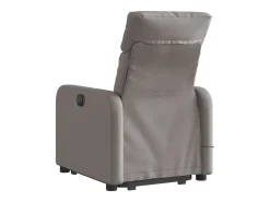 Poltrona| Poltrona elevatória de massagens tecido cinzento-acastanhado SHL160508 Taupe
