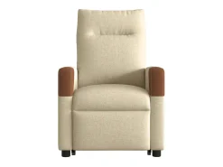 Sale Poltrona elevatória de massagens tecido cor SHL145258 Creme