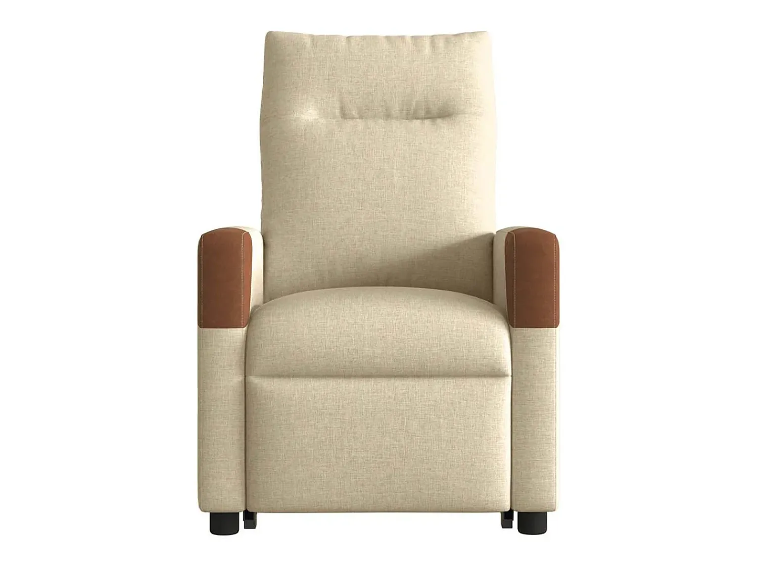 Sale Poltrona elevatória de massagens tecido cor SHL145258 Creme