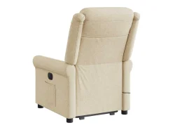 Outlet Poltrona elevatória de massagens tecido cor SHL730095 Creme