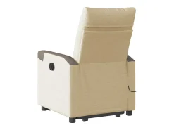 Poltrona| Poltrona elevatória de massagens tecido cor SHL585674 Creme