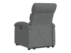 Poltrona elevatória de massagens tecido cinzento-escuro SHL281313^ Poltrona