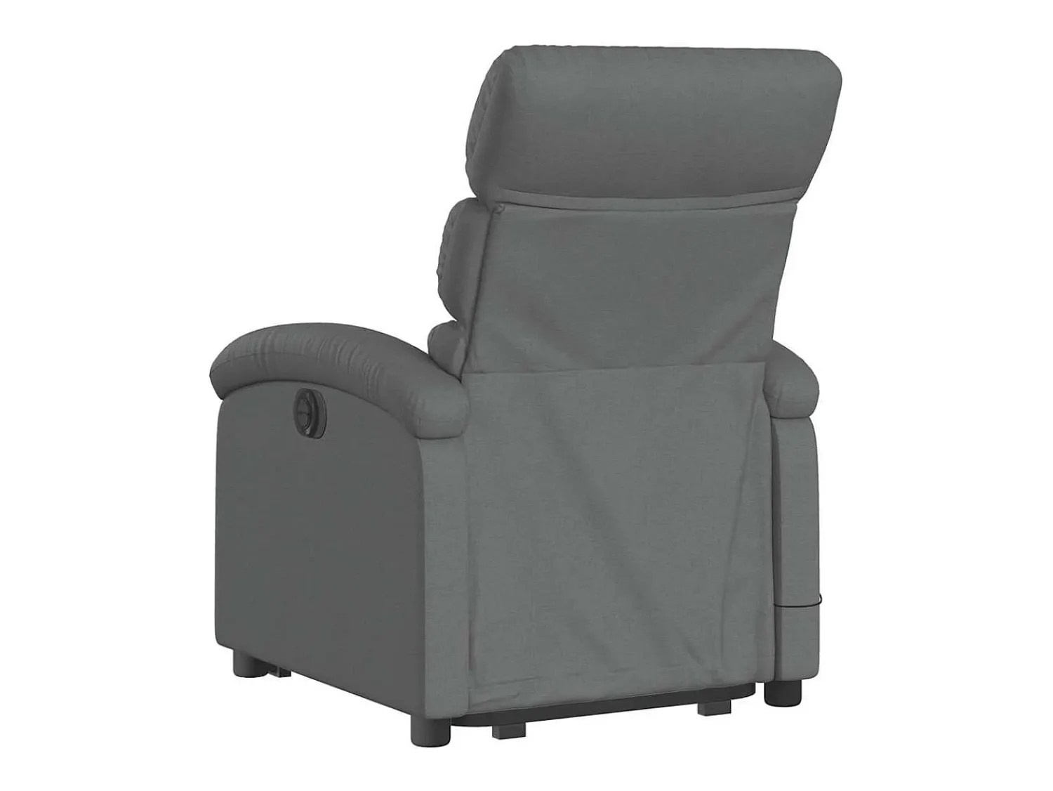 Poltrona elevatória de massagens tecido cinzento-escuro SHL281313^ Poltrona