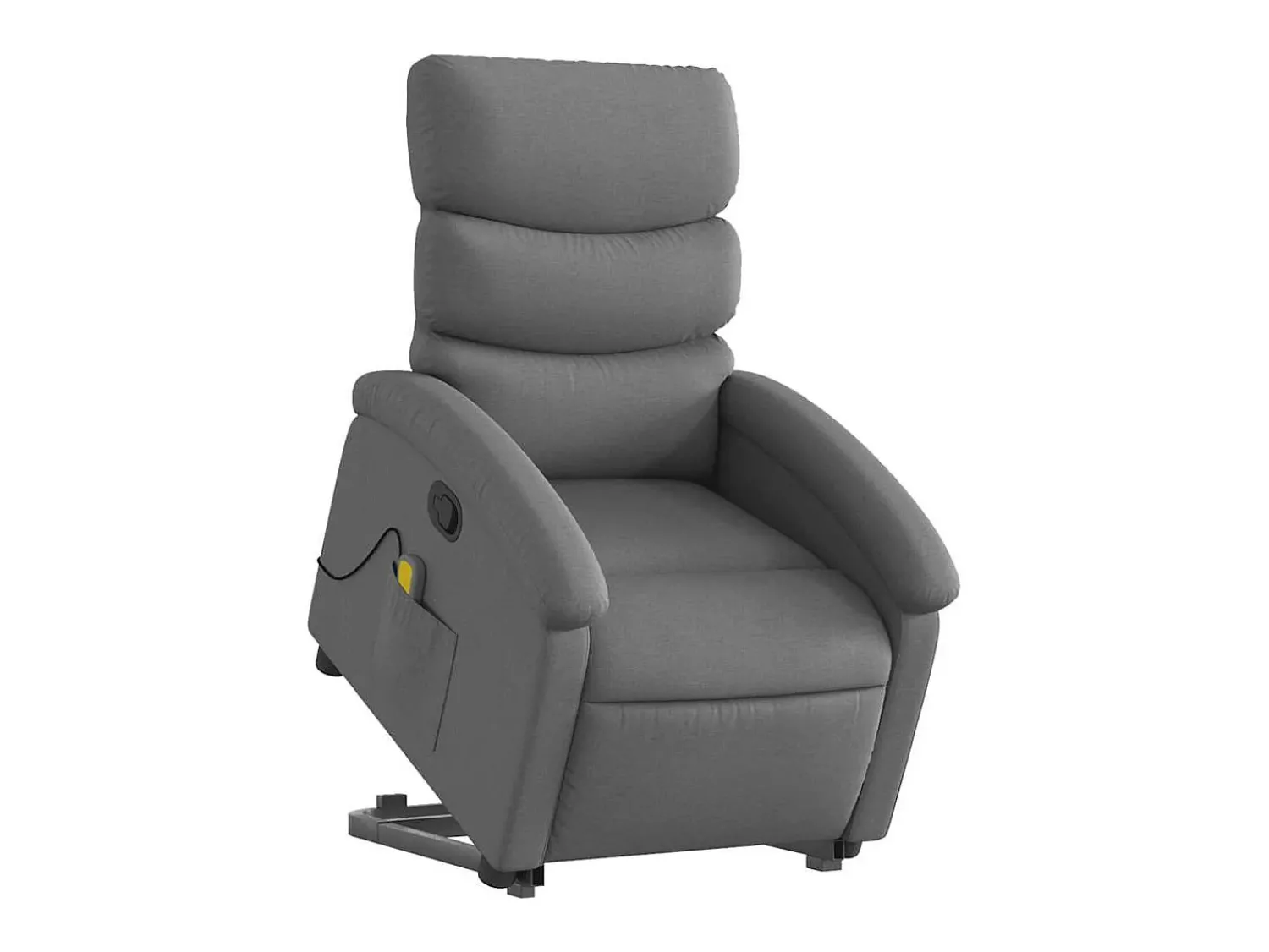 Poltrona elevatória de massagens tecido cinzento-escuro SHL281313^ Poltrona