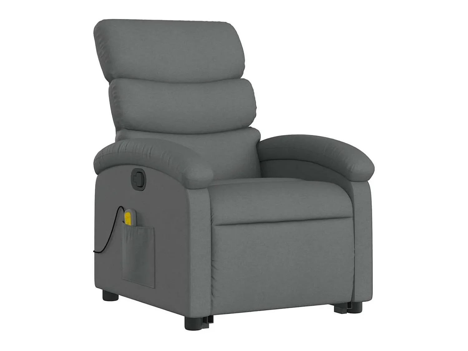 Poltrona elevatória de massagens tecido cinzento-escuro SHL281313^ Poltrona