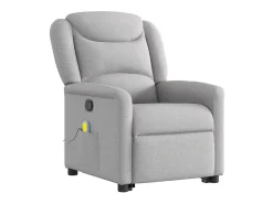 Sale Poltrona elevatória de massagens tecido -nublado SHL291465 Cinzento