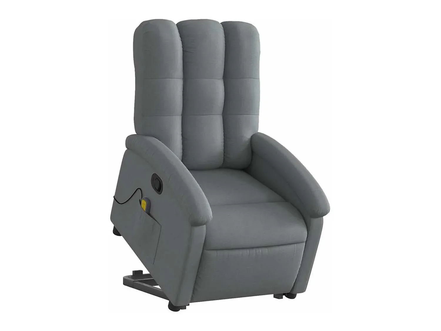 Online Poltrona elevatória de massagens tecido cinzento-escuro SHL16586 Cinza antracite
