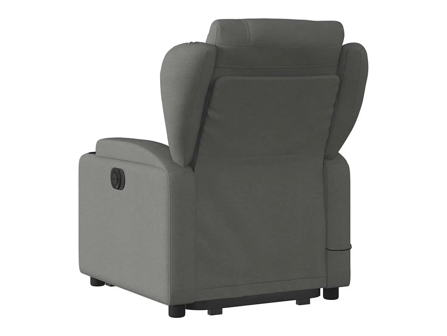 Sale Poltrona elevatória de massagens tecido cinzento-escuro SHL26090 Cinza antracite