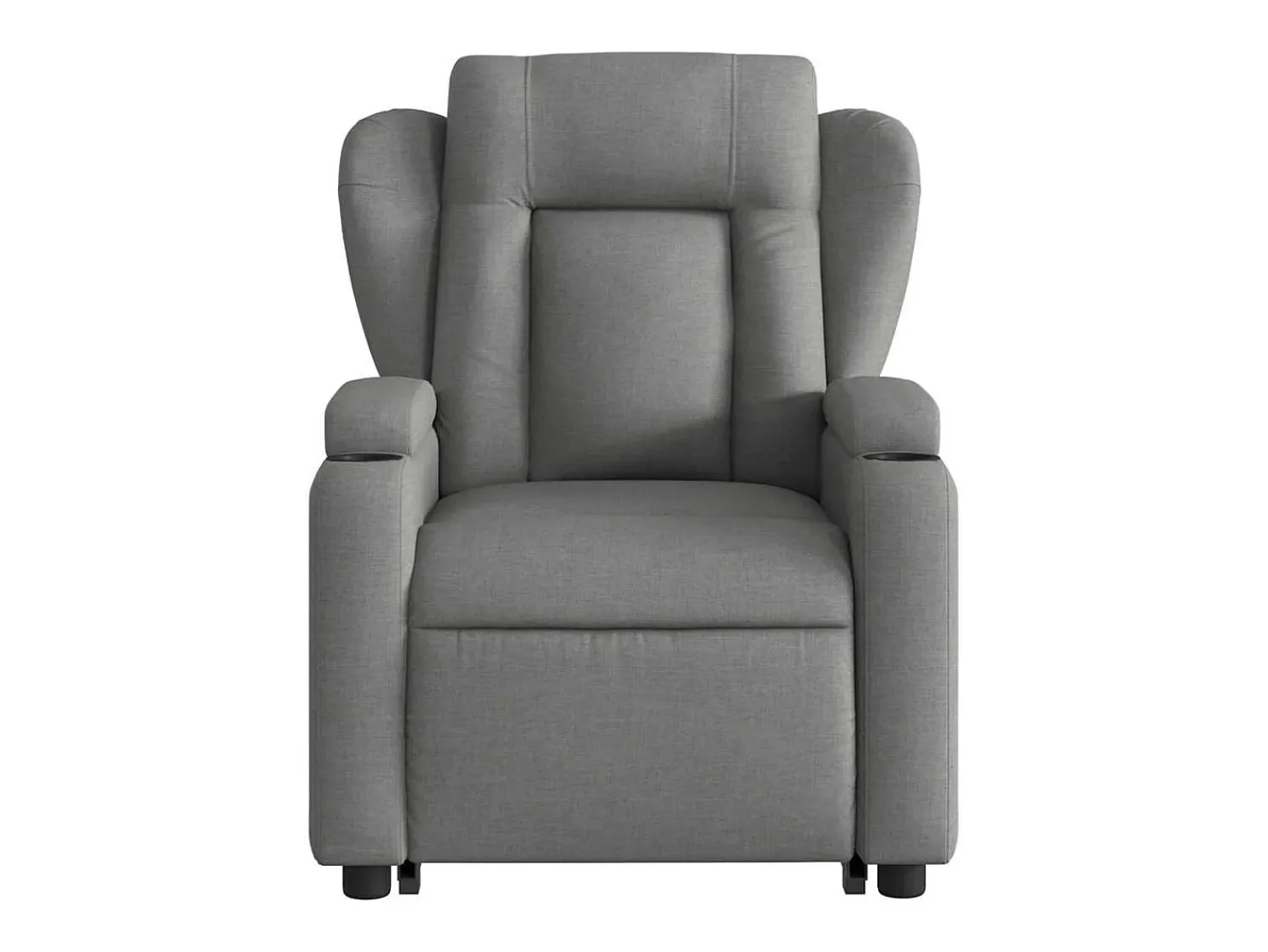 Sale Poltrona elevatória de massagens tecido cinzento-escuro SHL26090 Cinza antracite