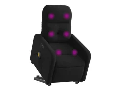 Poltrona* Poltrona elétrica elevatória massagens tecido SHL878293 Preto