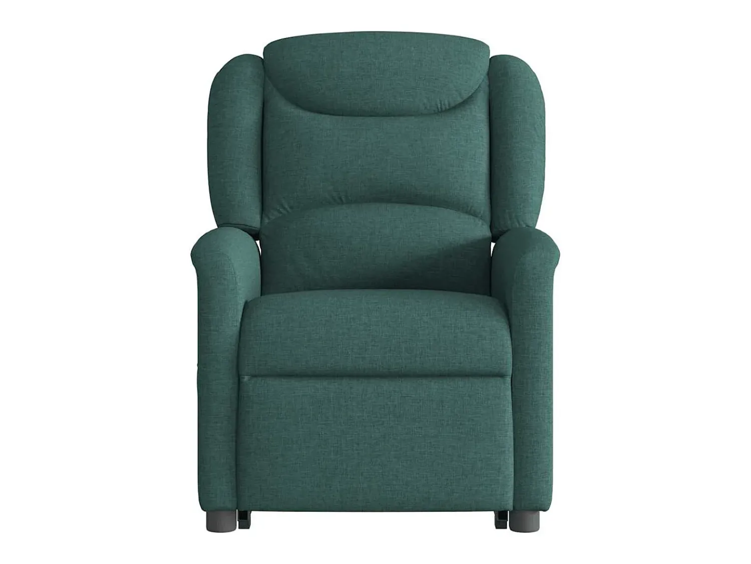 Poltrona elétrica elevatória massagens tecido verde-escuro SHL6925^ Poltrona