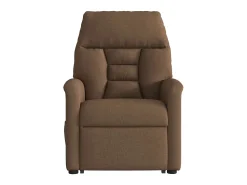Poltrona| Poltrona elétrica elevatória massagens tecido SHL859588 Castanho