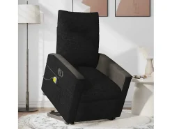 Poltrona| Poltrona elétrica elevatória massagens tecido SHL887056 Preto