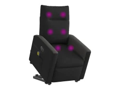 Poltrona| Poltrona elétrica elevatória massagens tecido SHL887056 Preto