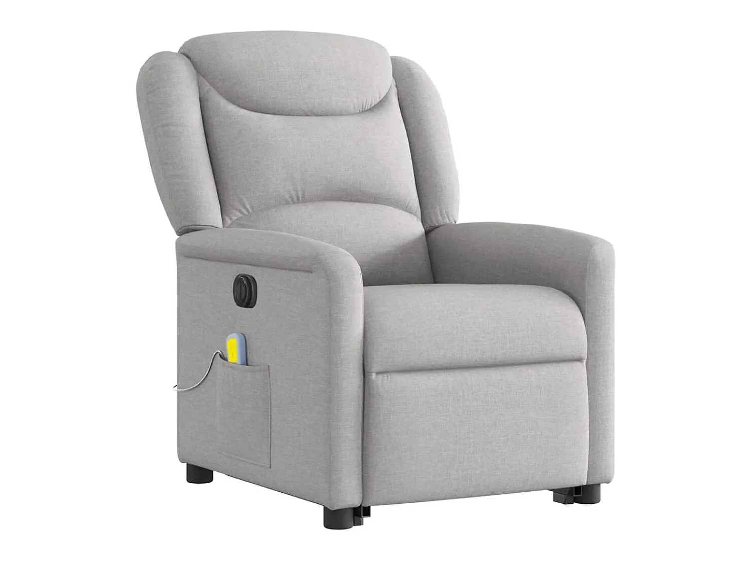 Poltrona| Poltrona elétrica elevatória massagens tecido -nublado SHL485720 Cinzento