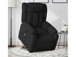 Poltrona* Poltrona elétrica elevatória massagens tecido SHL597244 Preto