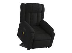 Poltrona* Poltrona elétrica elevatória massagens tecido SHL597244 Preto